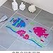 Liuba 27 x 15 Inch Original Baby Bath Mat for Tub for Kids Non Slip Premium PVC Oval Bathroom Floor Bathtub Mats for Babies Children Toddler