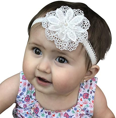 Adorable Baby Lace Flower Headband - Soft and Comfortable Infant Hair Accessory