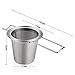 Tea Infuser, Ououdee Premium Long Handle Stainless Tea Filter Reusable Strainer for Loose Leaf Tea, Tea Cups, Mugs, and Teapots