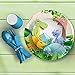 Istrion Dinosaur Disposable Party Plates, Happy Birthday Dinosaur Party Supplies Set, 50 Pack 9 Inch Dino Paper Plates for Kids Birthday Party Lunch Dinner Dessert Appetizer