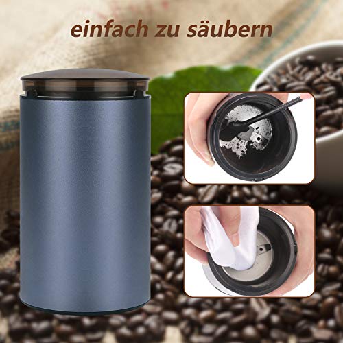 AVNICUD 150C Elektrische Kaffeemühle, kaffeemühlen elektrisch,150 W, Kapazität 50 g, leicht und tragbar, Für… – Bild 5