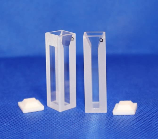 LAB4US Quartz Fluorescent Semi-Micro Cuvette, 10mm
