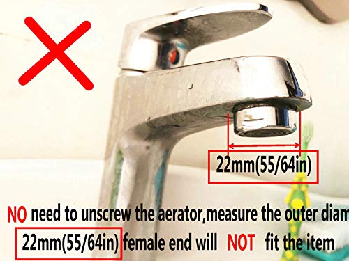 Missmin Sink Faucet Diverter Valve Adapter To Bidet Shower Hose