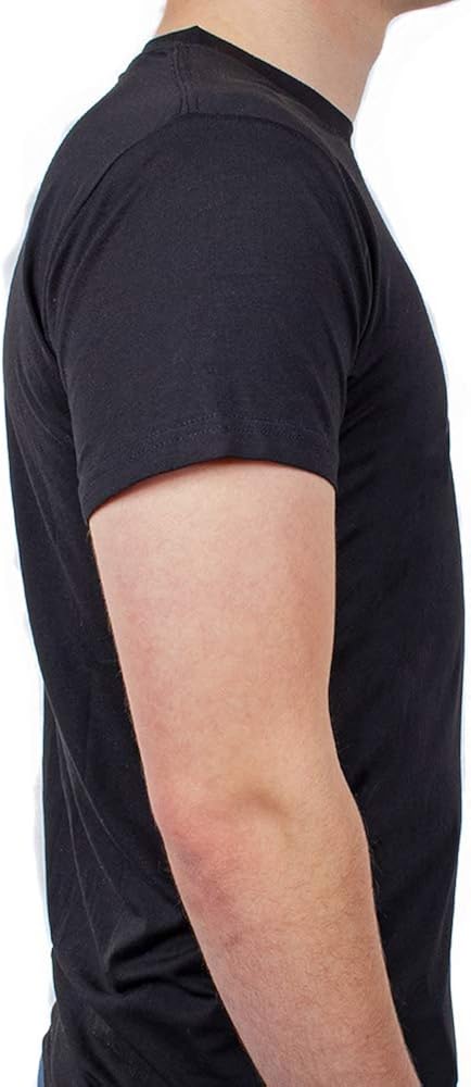 Men’s 3-Pack Crew Neck Super Soft Undershirts - Lightweight, Breezy, Classic Fit at  Men’s Clothing store