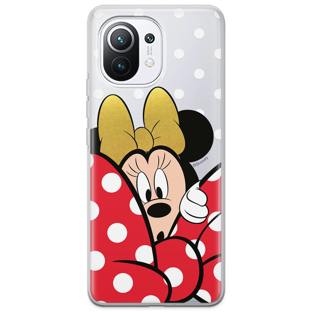 ERT GROUP mobile phone case for Xiaomi 11 original and officially Licensed Disney pattern Minnie 015 optimally adapted to the shape of the mobile phone, partially transparent
