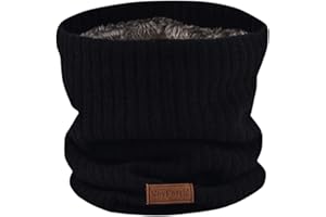 NovForth Winter Neck Warmer Men Ski, Neck Gaiter Face Scarf Women, Fleece Scarf for Men Gaiter Mask, Thick Windproof Scarves