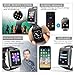 Q18 Smart Watch,Smartwatch for Android Phones, Smart Watches Touchscreen with Camera Bluetooth Watch Phone with SIM Card Slot Watch Cell Phone Compatible Android Samsung iOS Phone XS X8 7 6 5 Men Women