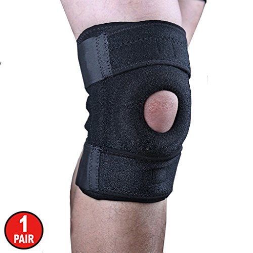 Lar DrOk Knee Brace,Breathable Neoprene Open Patella Knee Support,Non