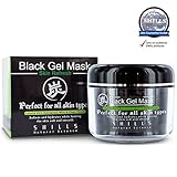 SHILLS Black Gel Mask, Charcoal Purifying, Cool Gel, Deep Cleanser Face Mask Blackhead remover