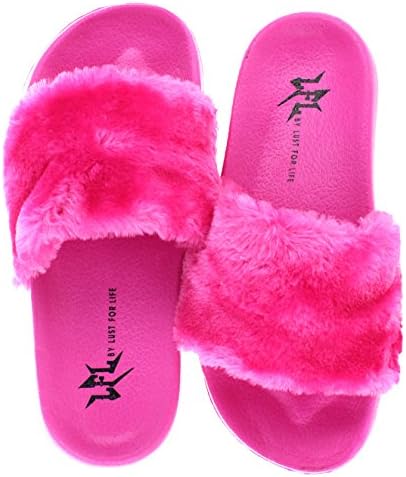Lust For Life LFL by Women's Pool Slide Sandals Pink Size 8