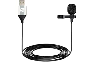 Industry Standard Sound ISSLM420H Omni-Directional Premium USB Lapel Microphone
