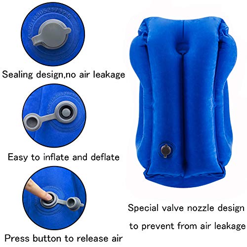 Inflatable Travel Pillow, Airplane Pillow, Portable Travel Accessories