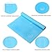Aeegulle Extra Large Silicone Baking Mat 23.6X19.6 Inch Heat Resistant Non-stick Non-slip Pastry Mat Thick Countertop Protector with Measurements for Rolling Dough Kneading Baking Pie and Fondant
