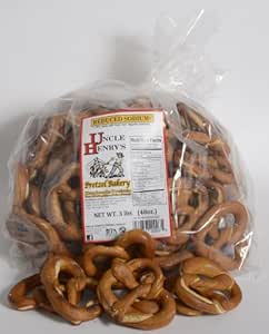 Uncle Henry's Reduced Sodium Hard Pretzels - 3 Lb Bag Stone Hearth Baked