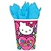 Hello Kitty Party Supplies Pack for 16 Guests Includes | Straws, Dessert Plates, Beverage Napkins, Cups, and Table Cover | Hello Kitty Rainbow Birthday Party Supplies | Hello Kitty Kitchen Supplies