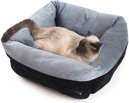 Amazon 犬猫冬暖かい寝袋ソフトペットベッド落ち着いた寝袋ぬいぐるみベッドペットベッド 冬用 可愛い 猫ベッド 洗える 犬ベッドおしゃれ ふわふわ あったか 犬小屋 猫 犬ベッド 寝袋 保温防寒 人気 ペットハウス ソファ ブランケット犬 ドーム型 室内用 ねこベット