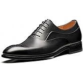 Jepsen Gord Men's Dress Shoes Genuine Leather Oxfords Luxury Formal Business Suit Shoes with Blake Rapid Stitch