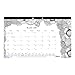 Blueline 2017-2018 Doodle Plan Academic Coloring Desk Pad, Botanica, 17.75 x 10.875 inches (CA2917001-18)