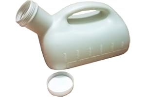 YUMSUM 3000ML Large Male Urinal,YUMSUM Portable Mens Potty Pee Bottle Collector Travel Toilet (White)