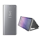 Galaxy Note 9 Case, Translucent View Mirror Flip