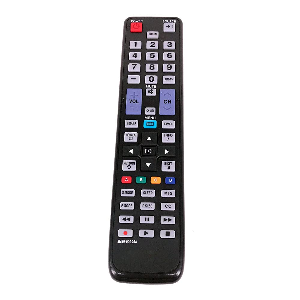 U-Lighting New Universal TV Remote Control BN59-00996A Replacement Remote Control fit for Samsung TV LN32C530 LN32C540 LN37C530 LN40C530 LN40C540 LN46C530 LN46C540 LN52C530 PL50C530 PN50C530