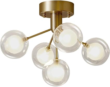 NBVCX Lebensdekoration Industrie G4 Kronleuchter Beleuchtung 5 Licht