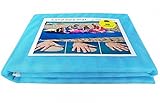LAGHCAT Sand Proof Blanket,Sand Free Beach Mat - Dirt & Dust disappear,Blue 79