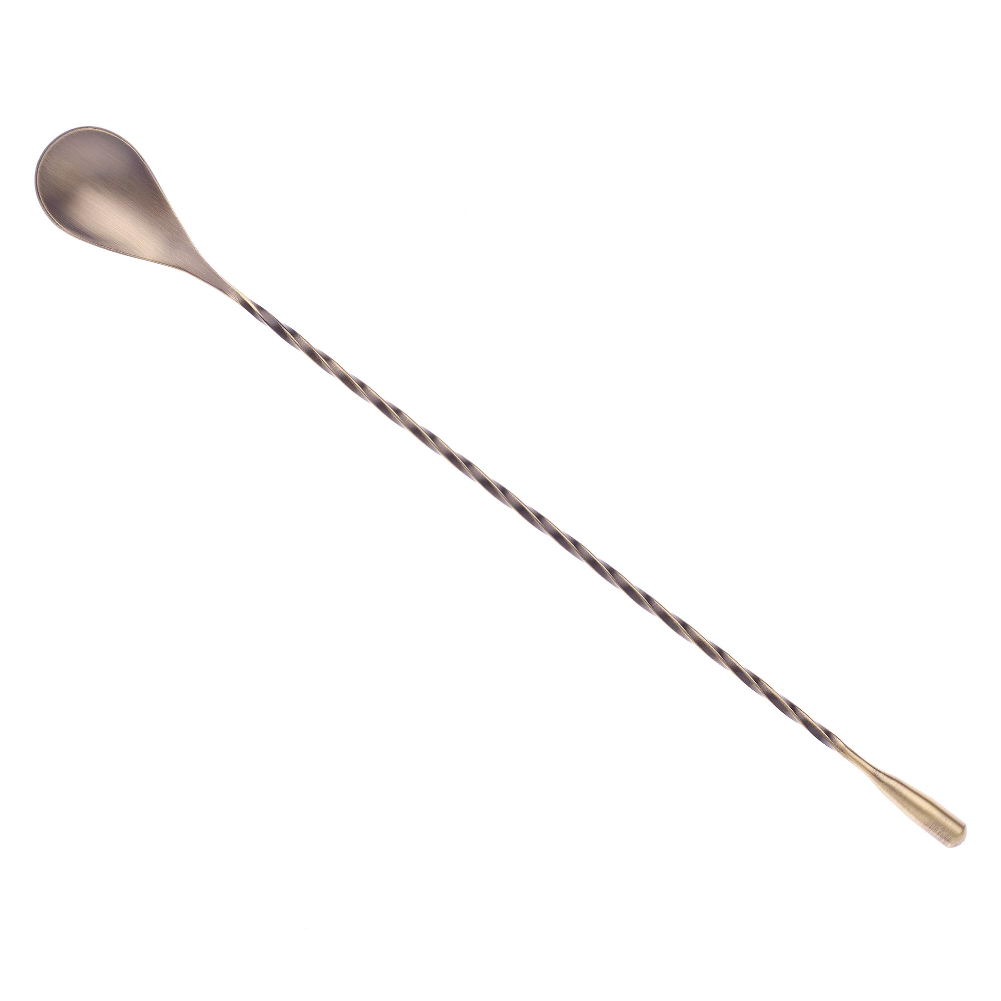 Barfly Teardrop Bar Spoon, 11 13/16" (30 cm), Antique Gold