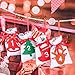 Blulu Christmas Calendar Advent Calendar 24 Days Christmas Countdown Calendar Hanging Felt Gift Bags for Christmas Party Home Decoration