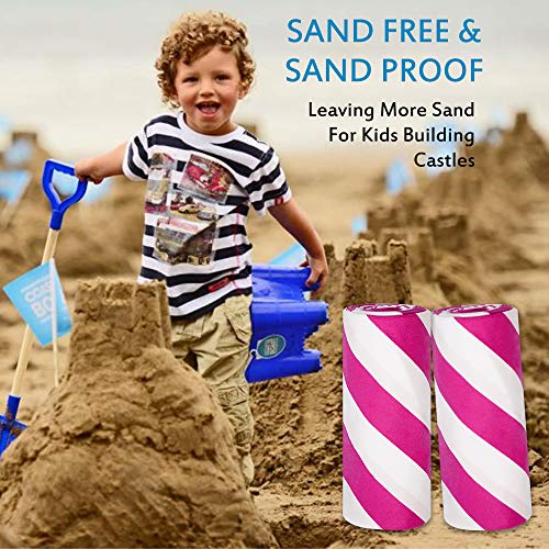 DARCHEN Microfiber Beach Towels Oversize Travel Beach Towel 1 Pack - Quick Dry Towel for Swimming, Sand Free Towel (Large 63x31 inch) for Kids Adult