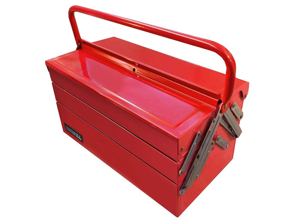 Faithfull FAITBC517 Metal Cantilever 5 Tray Tool Box 404 mm (17 Inch)