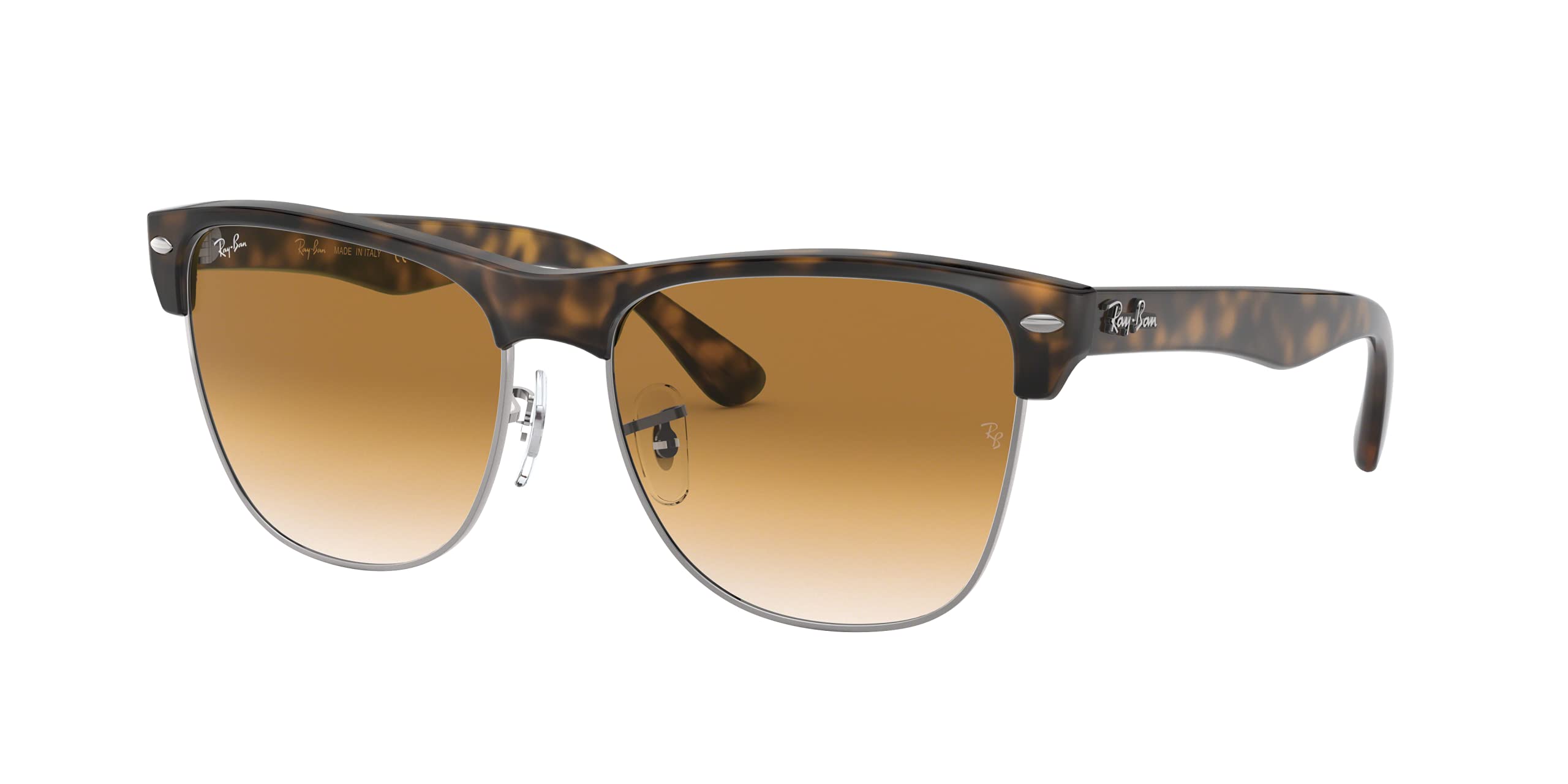 Ray-Ban 0RB4175 0RB4175 Square Sunglasses,Demi Shiny Havana Frame/Brown Gradient Lens,57 mm