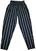 Otomix Men's Baggy Bodybuilding Workout Pants Charcoal Stripe (Large)