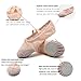 CIOR Ballet Slippers For Girls Classic Split-Sole Canvas Dance Gymnastics Yoga Shoes Flats(Toddler/Little Kid/Big Kid),VTW01,Black,28