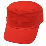 Solid Castro Cadet Cap - 100% Cotton Hat - Adjustable Velcro Back