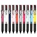 GSlife Multicolor Pens Fine Point 4 in 1 Colorful Retractable Ballpoint Pens (10 Pack)