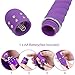 Waterproof Female Multi-Speed Purple Vibrating Dildo with Mini Bullet Vibrator as Bonus