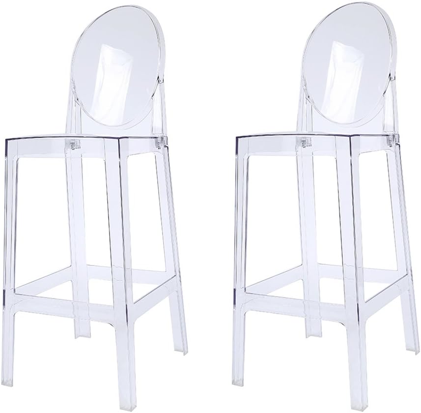 Amazon.de: Klar Ghost Esszimmerstuhl transparent Moderne Design Bar