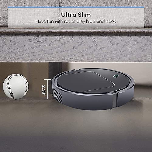 Robot Vacuum Cleaner, Tangle-free Suction , Slim, Robotic Vacuums Cleaner with Self-Charging, Ideal For Pet Hair, Hard Floor and Low Pile Carpet