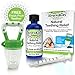 Natural Baby Teething Relief Oil by AlternaKids - Includes Silicone Feeder Pacifier | Made with Clove Oil, Peppermint, Chamomile & Vitamin E, Safe for Infants (2 oz bottle)