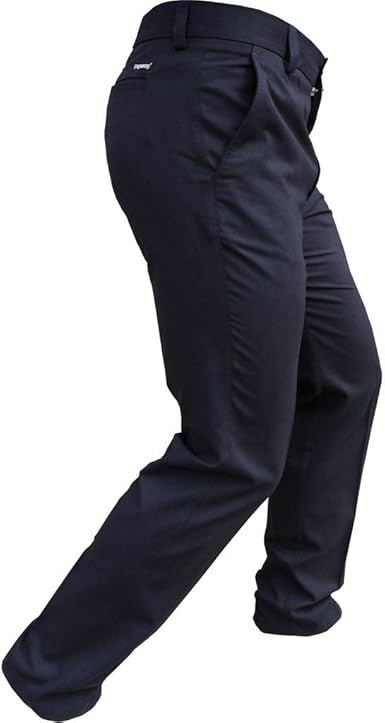 mens navy golf trousers