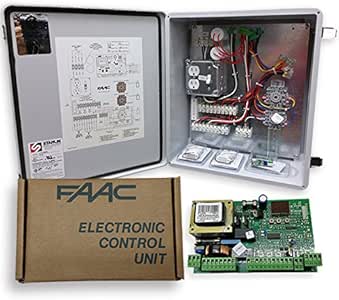 Amazon.com : FAAC 455D (115V) Control Panel with Circuit Board, Remote ...