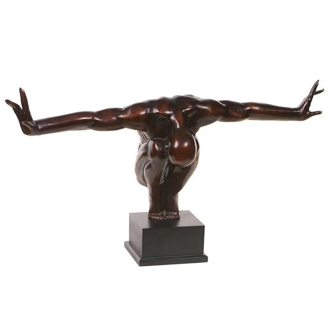Olympic Man Outstretched Arms Statue Amazon.co.uk Kitchen & Home