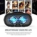 3D VR Headset, Yove 3D Virtual Reality Headset with Adjustable Lens and Strap for iPhone 7 6 6s 5 5s 6splus Samsung S3 Edge Note 4 and 3.5-5.5 inch Smartphone for 3D adult Movies and 3D Games