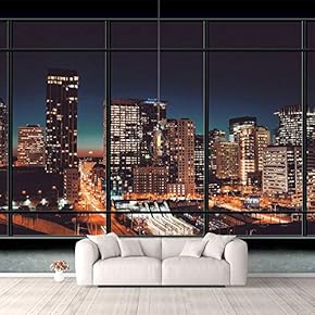 Wall Murals for Bedroom Japanese Style Grid Door View Large Removable Wallpaper Peel and Stick Wall Stickers - 66x96 inches