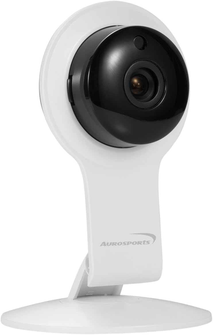 Aurosports Mini HD 960P Wireless WiFi IP Camera Security Camera with Infrared Night Vision/Built in Loudspeaker Support 64GB£¨Memory Card Not Include£