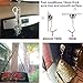 50lb Magnetic Hooks, Strong Powerful Heavy Duty Neodymium Swivel Magnet Hook for Multi Use(4 Pack)