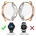 Vivoactive 3 Music Protector Case,JZK Soft TPU Plated Screen Protector Cover All-Around Protective Screen Cover Bumper Shell for Vivoactive 3 Music SmartWatch Accessories(Rose Gold)