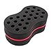 BEWAVE Black Curl Sponge Magic Hair Brush Twist Make Dreads Locking Coil Afro Locs Hole Big/Small, 1 Pc