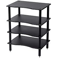 Monolith by Monoprice 4 Tier Audio Stand (Black)